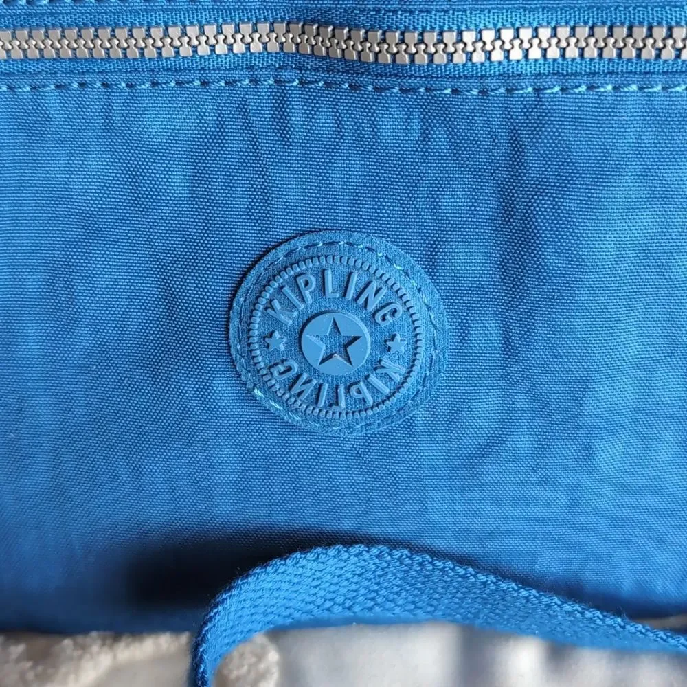 Kipling Keiko Medium, 💙Electric Blue Triple Zip Crossbody Handbag NWOT
